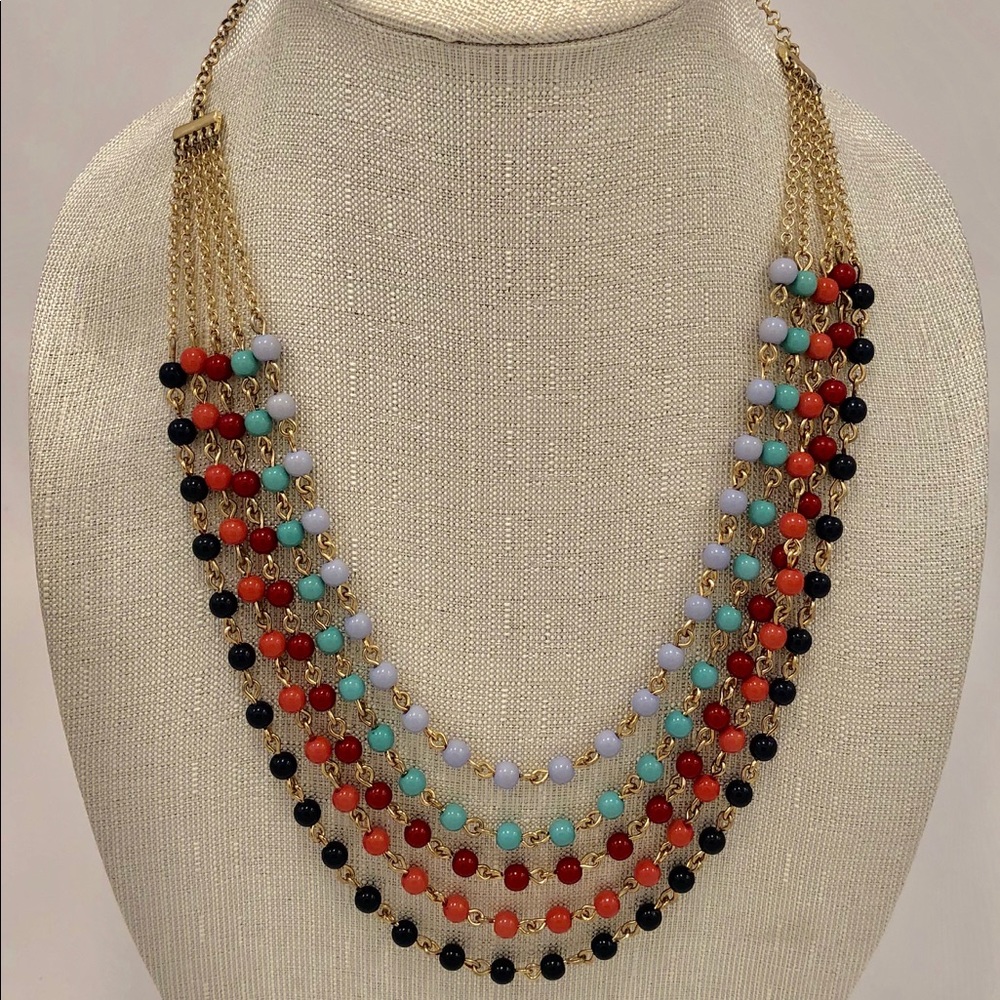 Multicolored beaded necklace